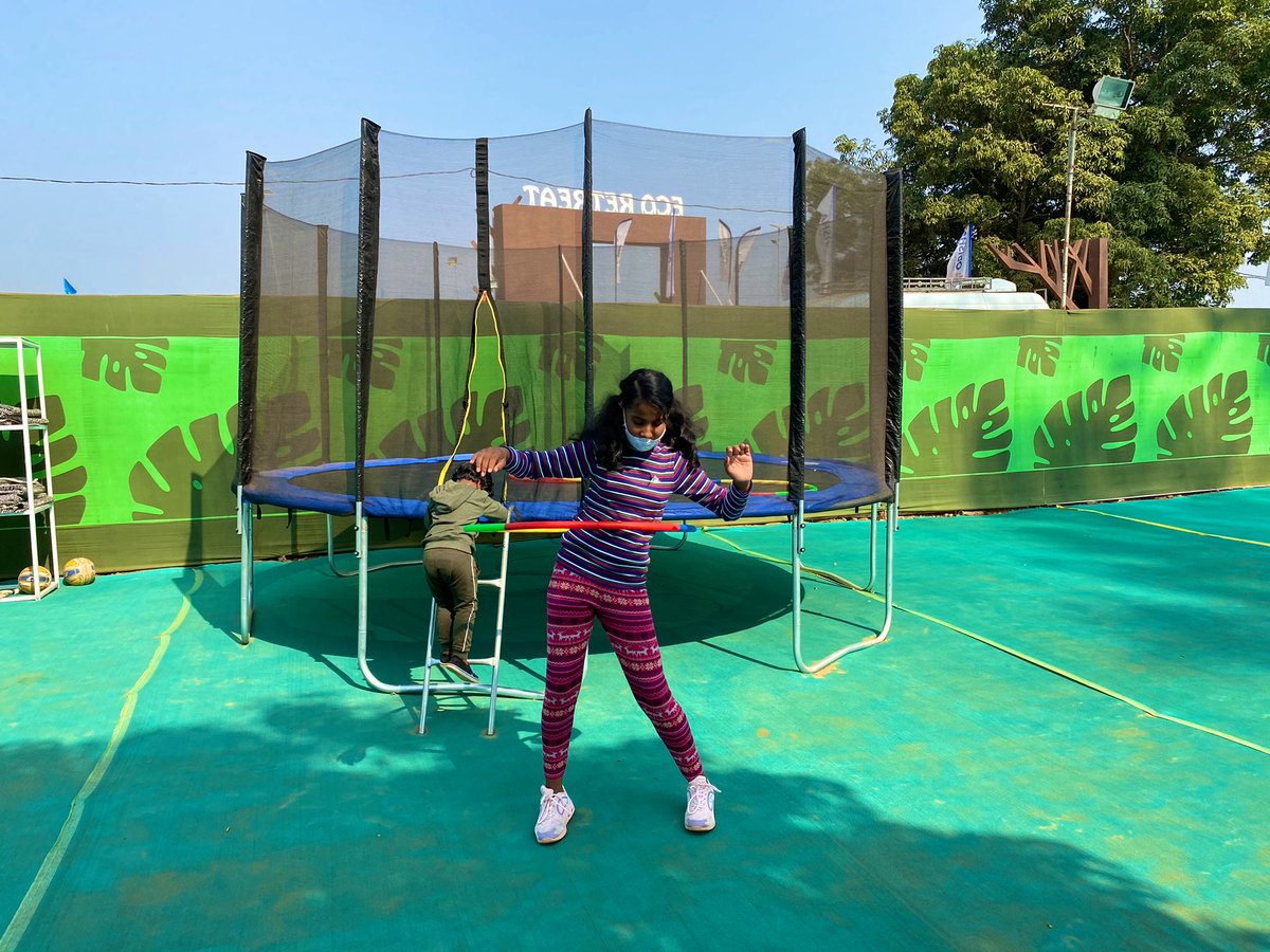 Kids are straight into their favorite place in the camp - Children’s play area!   #EcoretreatOdisha  #Satkosia