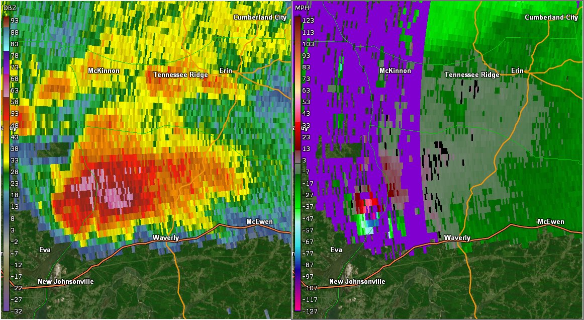 The March 2020 campaign got off to a nighttime deadly start. The second of five significant (EF2+) tornadoes to come from the Nashville supercell, and the first of 3 to result in a fatality passed near Eva, TN just before midnight on March 2, 2020