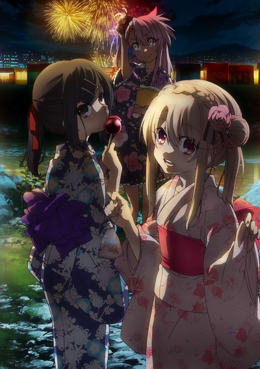 Uzivatel Fate Kaleid Liner プリズマ イリヤ 劇場版21年夏公開 Na Twitteru 娘type 15年9月号より イラストふりかえり イリヤ 美遊 クロ Prisma Illya