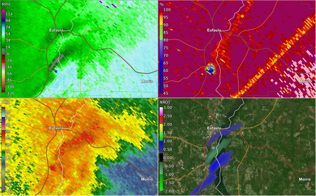 When you are playing the game of "find the tornado, Season 2020," always be sure to play that Dixie card! On a 5% tornado risk day, this tiny, miniscule embedded supercell spawned a large stovepipe EF2 that caused significant damage to homes in a subdivision near Eufaula, AL