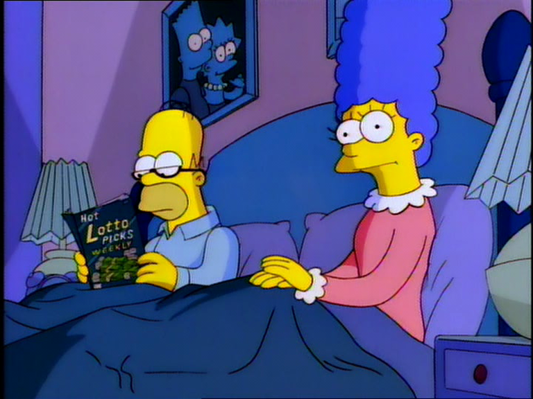 Amanda Fritz as Marge Simpson, a thread