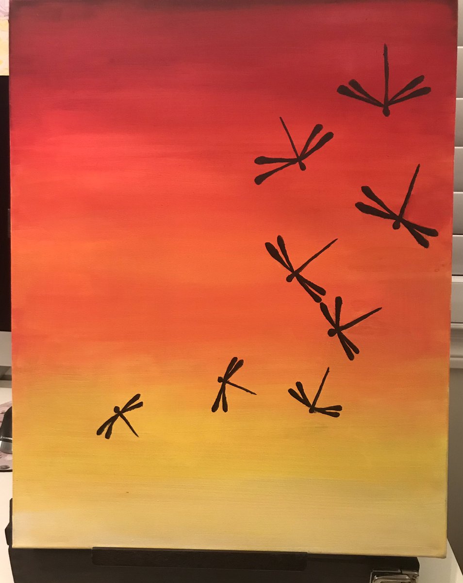 'Dragonfly into Your Light' paint night 🖌🖼 with amazing #Equity4Educators peeps ✊🏽led by artist Donna-Lee Bolden-Kerr (junavagus.com) @a_kalaitzis @MacarthurLeigh @BobbieDorka @Gailhbc @MsSTrivedi @Stephen4Equity @VittaGreen