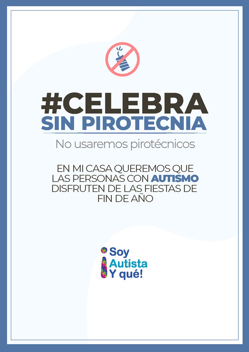 soyautistayque's tweet photo. NO SEAMOS CÓMPLICES de esta tortura
Todos podemos disfrutar de la celebración de fin de año.
Juntos, nuestra voz es más fuerte.
#CelebraSinPirotecnia
@Latina_pe @americatv_peru @PanamericanaTV @canalN_ @noticias_tvperu @atvpe @DeltaMdelta @MavilaHuertasC @alvinaruiza https://t.co/5g9L3vbcnZ