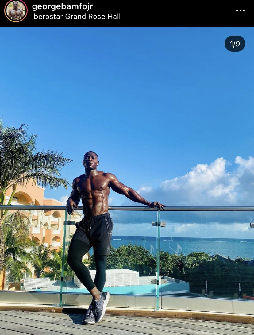 I think it’s SUPER important to watch and engage content with your own body type in mind. Watching black women with my shape lift and push is infinitey more inspiring/realistic than wanting to look like Kayla Itsines. LOVE Melanin Fit Inspo then there’s George who’s just 