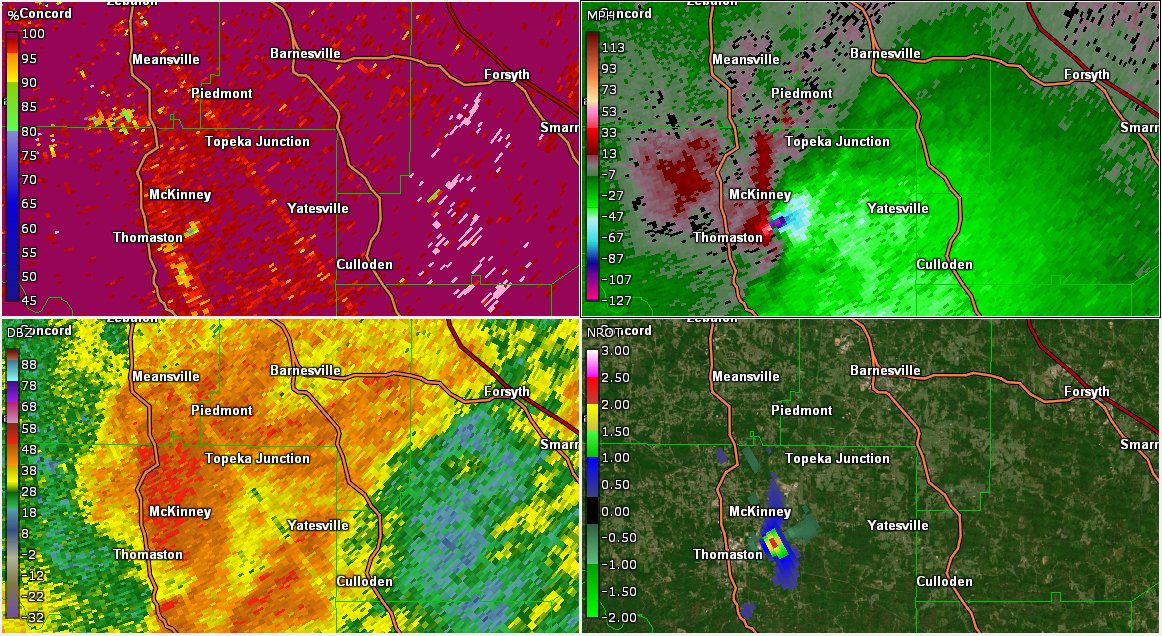 This very intense QLCS tornado produced EF3 damage in the Thomaston, GA area. Trees were mowed down, homes severely damaged. If this doesn't ring a bell, remember the tornado that lifted a home off of its foundation and dropped it nearly unharmed in the middle of the street?