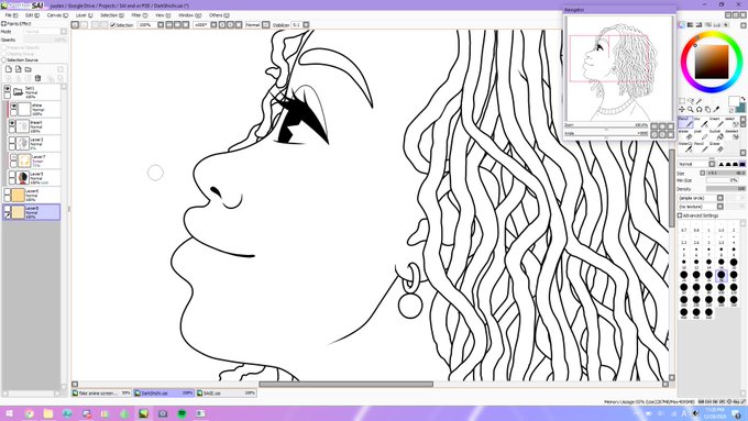 Had a really crummy day so here's a commission WIP 