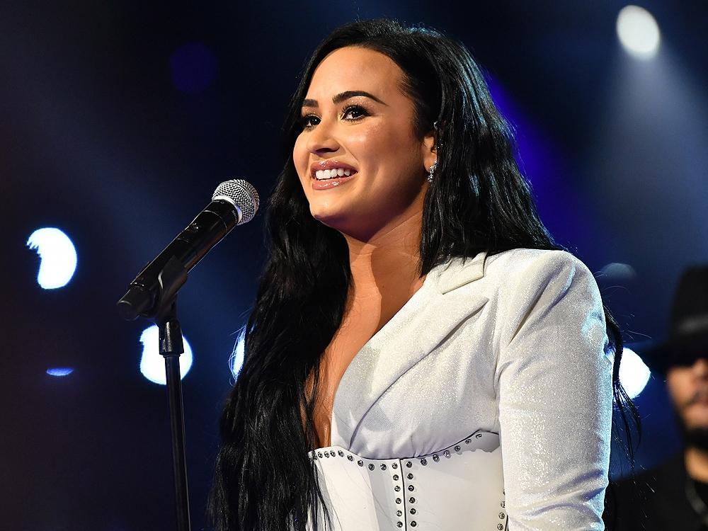 Demi Lovato celebrates eating disorder recovery with glittery stretch marks