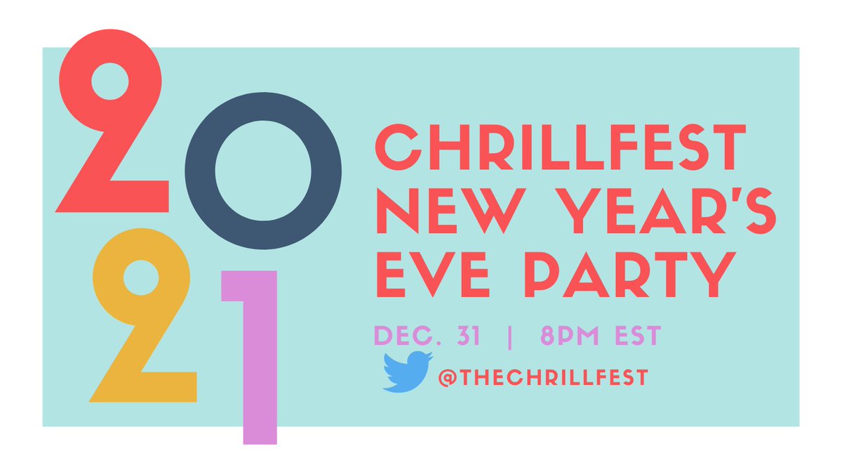 Thechrillfest's tweet photo. Hey Chrill friends! Set you reminders. https://t.co/JAkX4Nqo5s