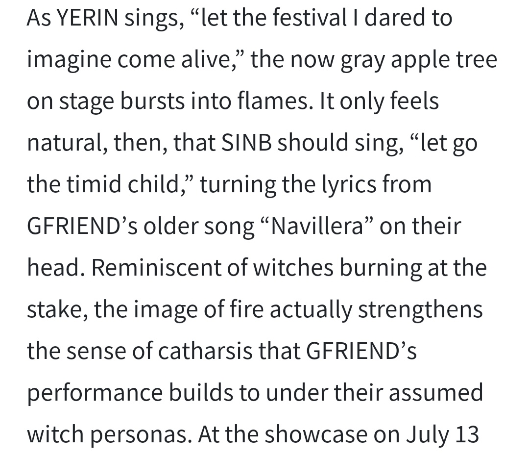 So since they mentioned abt persona, we can conclude tht gfriend's persona evolved from innocent child to an elegant witch. I assume tht apple n mago are their persona. Looking at carl jung theory .. will we get the shadow side of them in the next cb ?  and perhaps crossroads +