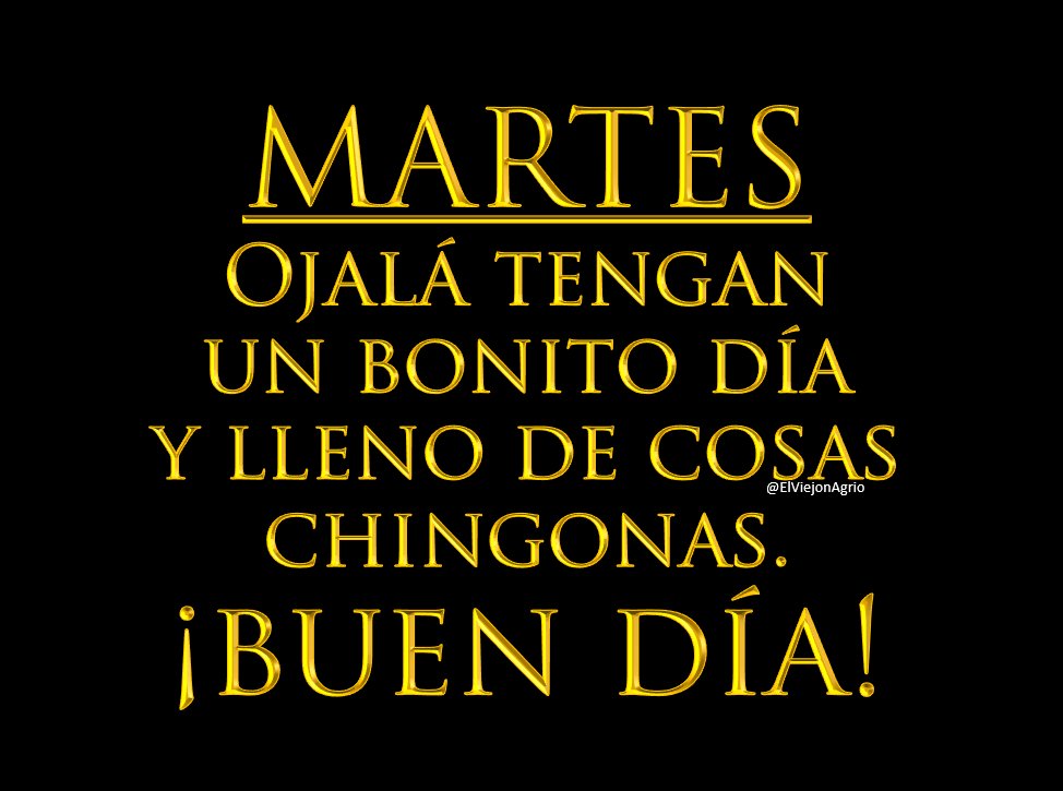ElViejonAgrio's tweet photo. #feliz #martes #buenosdias https://t.co/UKinkuVYrc