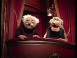 D*n Ch*rry and R*n Macle*n as Statler and Waldorf