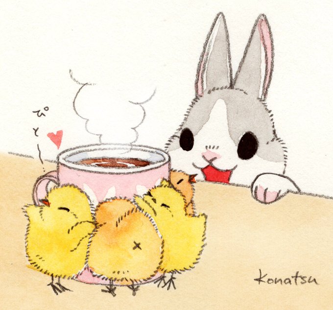 「chicken rabbit」 illustration images(Oldest)
