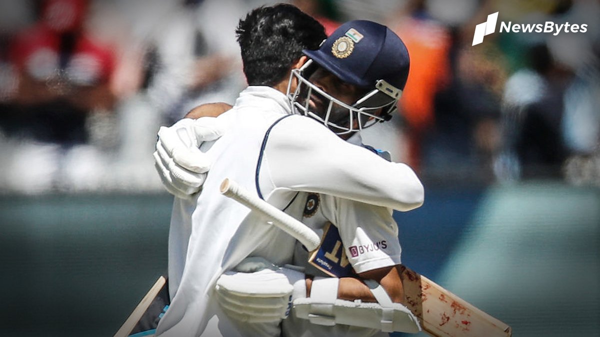 This is only the second instance when India have won a Test Down Under while chasing  #AusvsInd  https://www.newsbytesapp.com/news/sports/mcg-test-india-beat-australia-records-broken/story