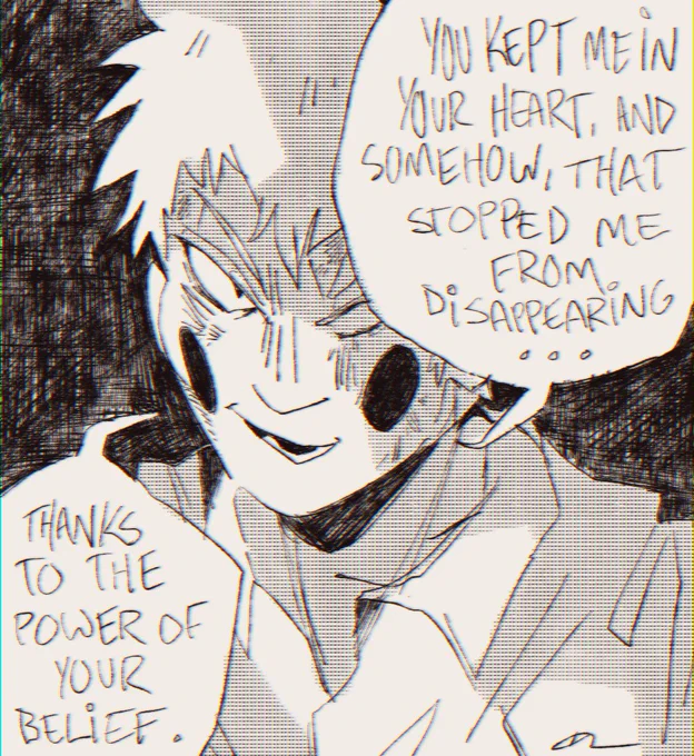 redrew a #mobpsycho100 panel that makes me Emotional 