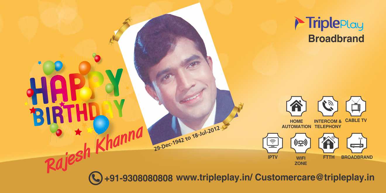 Wishing a very Happy Birthday to India\s first Superstar, Late Mr. Rajesh Khanna. 