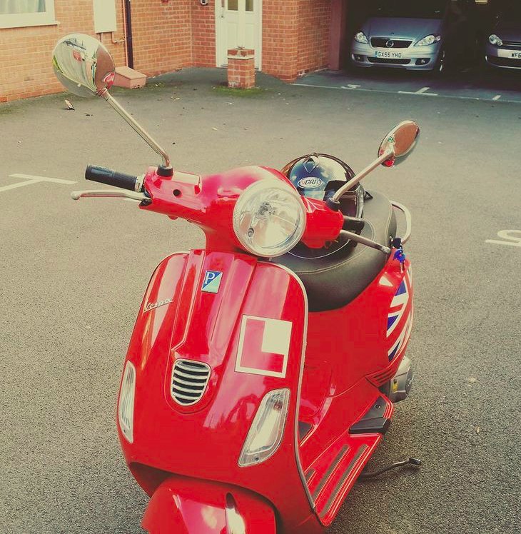 [After moving to Birmingham my ride to work was number two, but after two close calls with a small lorry that encroached into the bike lane, in late 2016 I invested in this guy. He's still around, in my friend Nazri's garage in Hockley, but he's a different breed].