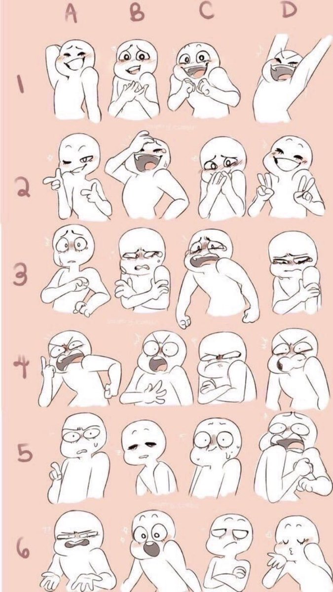 BugCatcherDee's tweet photo. Reply with your oc or a character, and I'll draw them as one of these expressions!! 
RT and Like so I can get some practice in!! #freeart #artpractice https://t.co/gQwzZsMgbE