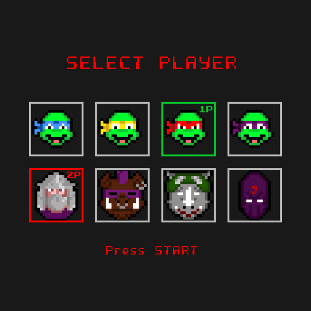cine31's tweet photo. Ninja Turtles Select Player
@TeePublic by #prometheus31
#tshirt #TMNT #ninjaturtles #cowabunga #bitart #8bit #pixelart #retrogaming
#retrogame #tee #apparel #notebook #mug #phonecase #masks #facemask
https://t.co/BqGpgmSct5 https://t.co/aogTHVPRxm