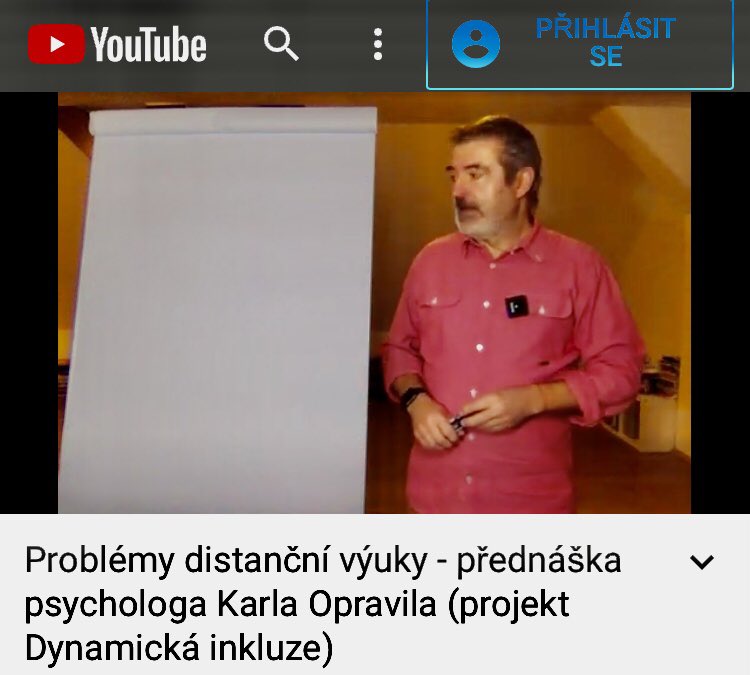 Dynamic_Inkluze's tweet photo. Problémy distanční výuky. Přednáška psychologa Karla Opravila na webu https://t.co/DbIs7RQtfO nebo na youtube kanálu #dynamickainkluze #inkluze #projekt #psychologie #prednaska https://t.co/R3jPEgdnjV