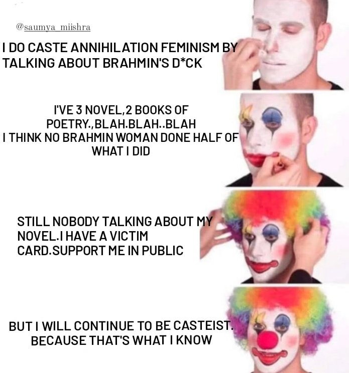 SuryahSG's tweet image. #MeenaKandasamy deciphered in a single graphic. 👏👏👏