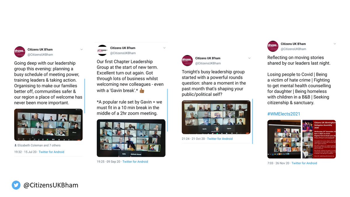 [2] Hats off to our amazing Leadership Group, who helped navigate 2020 to pursue our above objectives during unprecedented times. This is them meeting throughout the year: