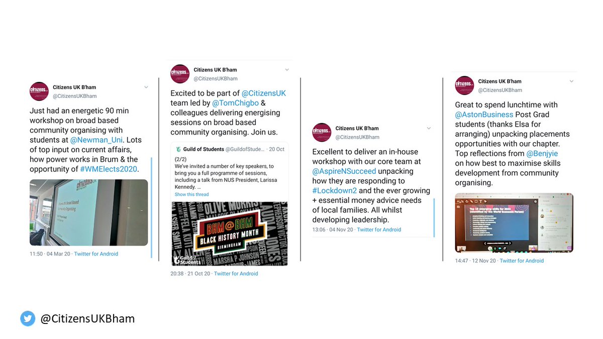 [9] Underpinning all of the above public action is a learning culture to develop leaders. In 2020, we adjusted to still deliver top quality national, local and in-house training.