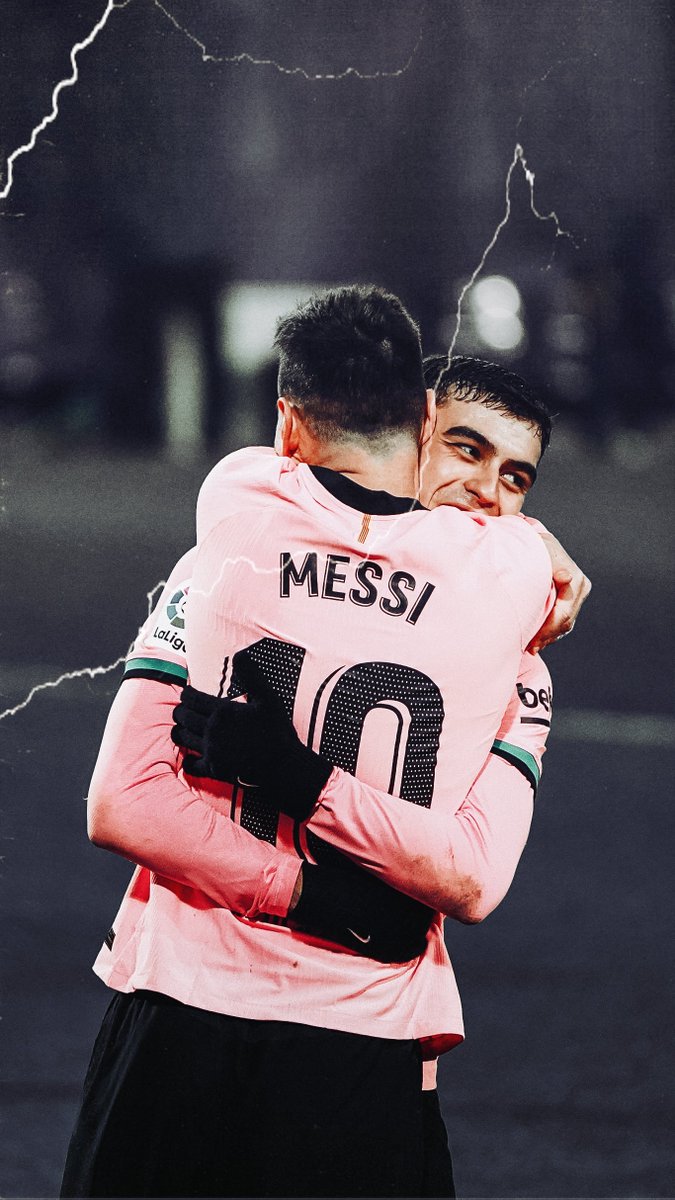 .<a href="/TeamMessi/">Team Messi</a> x <a href="/Pedri/">Pedri González</a> 
MATCHDAY 🔥
WHAT A DUO ❤️💙
#Messi #Pedri #FCBarcelona #MATCHDAY