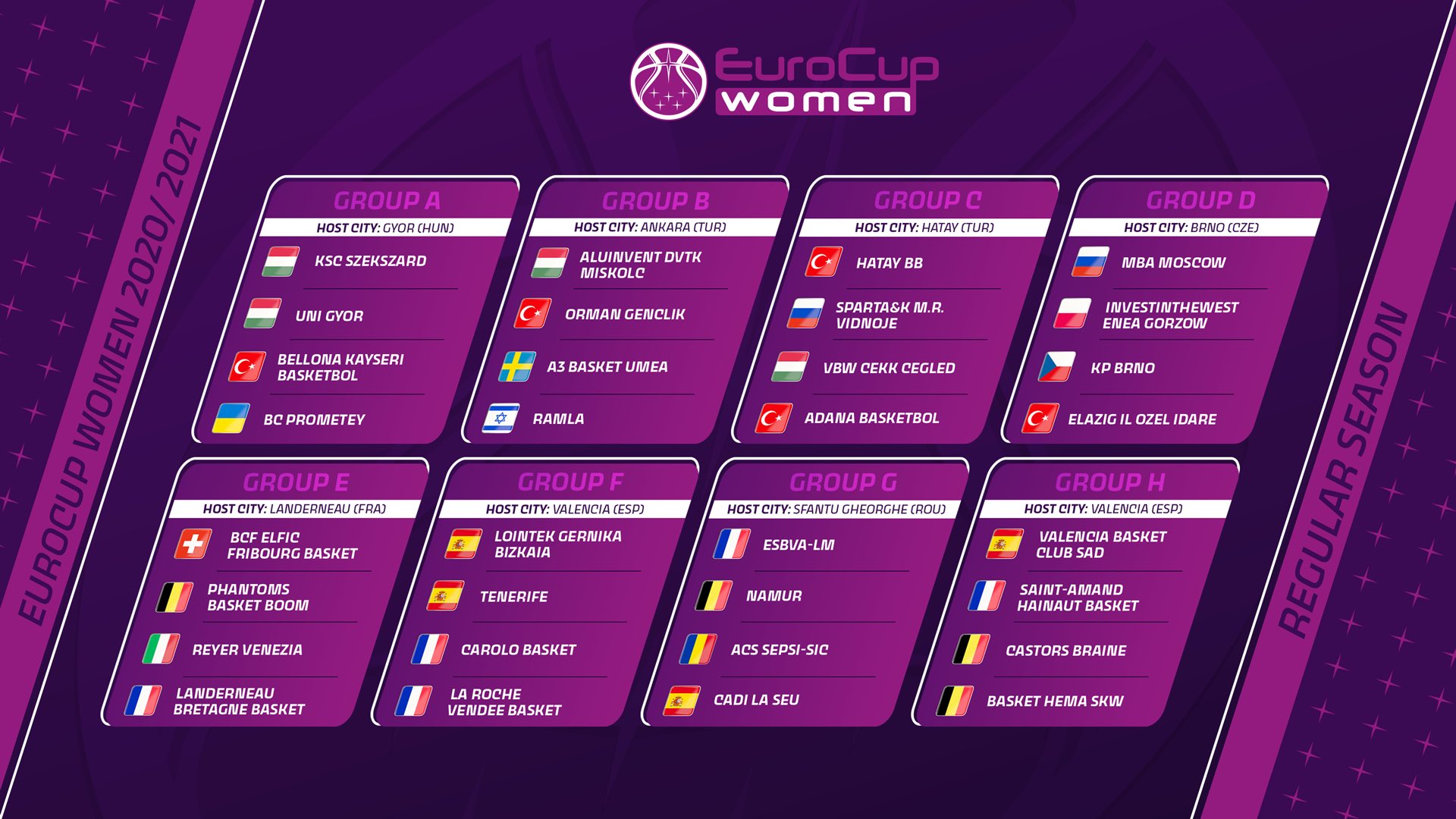 Hema Calendrier 2023 Eurocup Women On Twitter: "🇪🇸 @Valenciabasket Will Host Groups F & H Of  The #Eurocupwomen Regular Season! 🗓 Hubs: January 19-22, 2021.  Https://T.co/8Nwkszh2N1" / Twitter