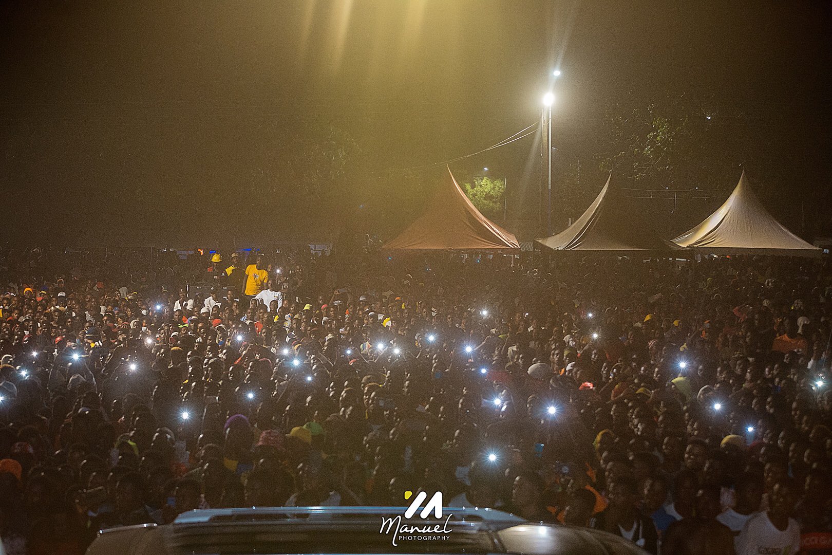 Hohoe: Shatta Wale draws mammoth crowd at Peter Amewu's victory concert