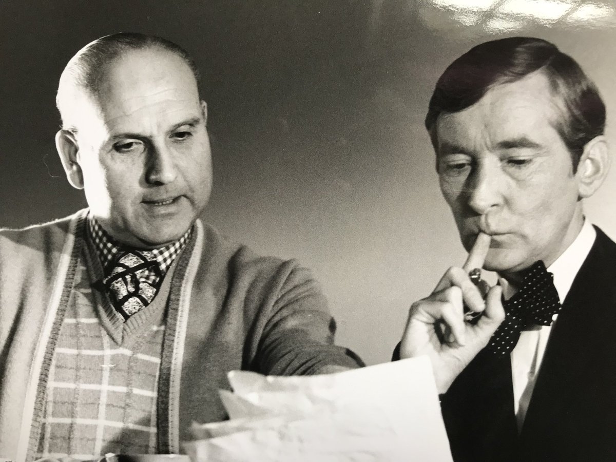 COR! Issue 1 includes a brand new article celebrating the 100th birthday of Carry On Director Gerald Thomas - here with Kenneth Williams, during the filming of Carry On Behind. #Comedy #CarryOn #BritishFilm