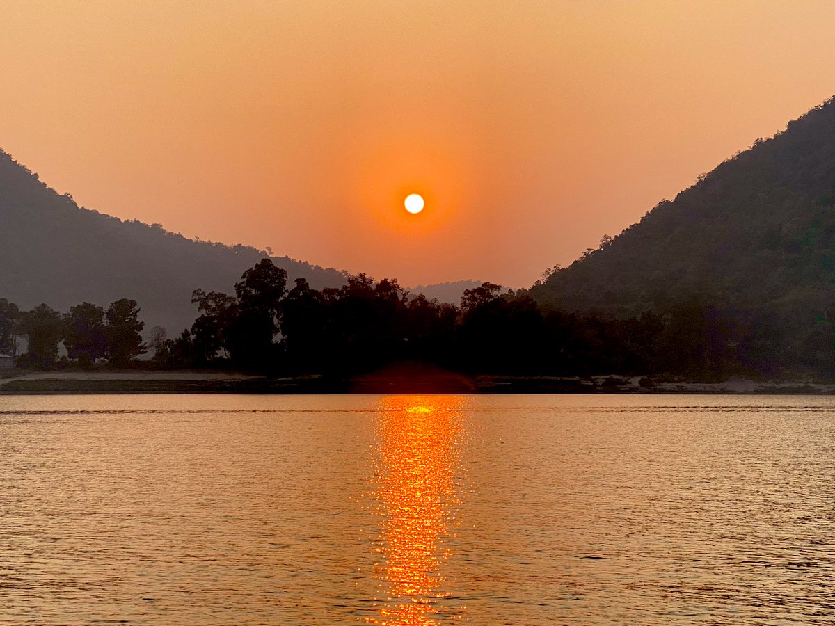 Sunset at  #Satkosia!!   #EcoretreatOdisha  #Odisha  @incredibleindia  @odisha_tourism