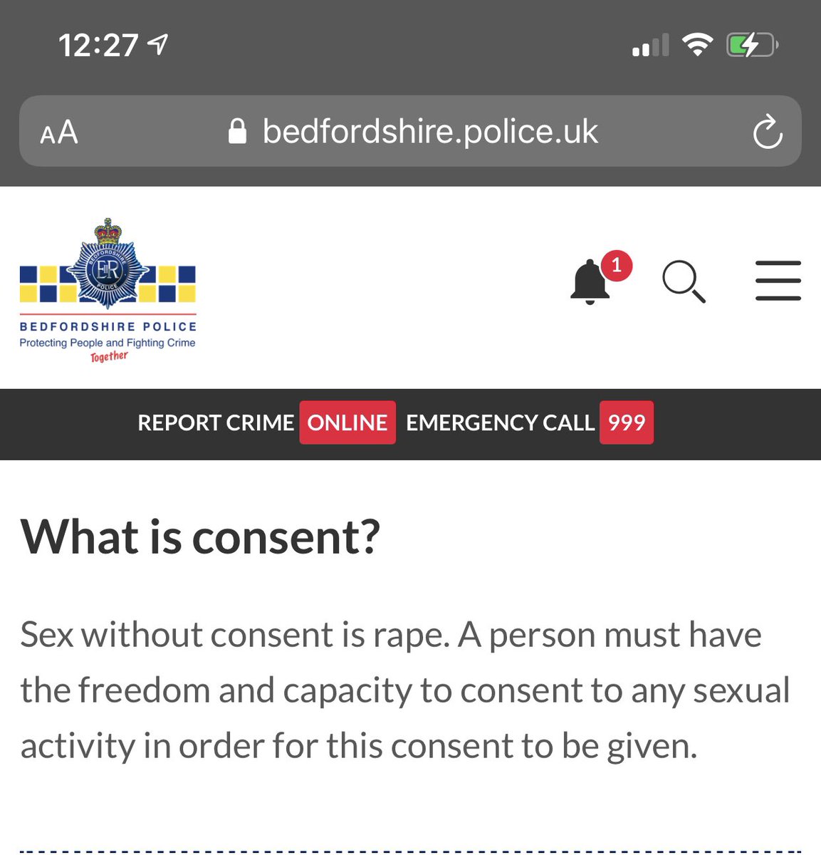 Consent is agreement to an activity by a person who has the freedom and the capacity to make that choice. So Consent is NOT simply “agreement”.Consent must have:1. CAPACITY to choose.2. FREEDOM to choose.It is NOT defined “consent” in the absence of those two components.
