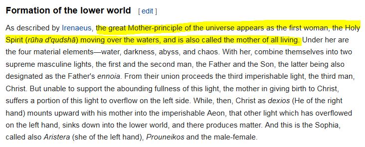 blows up. The specific tilt of our planet, caused by Sirius, gives us our seasons. The Holy Spirit is the reason for the Seasons. We celebrate her on New Years "Eve". She's IS time and the mother of all living.