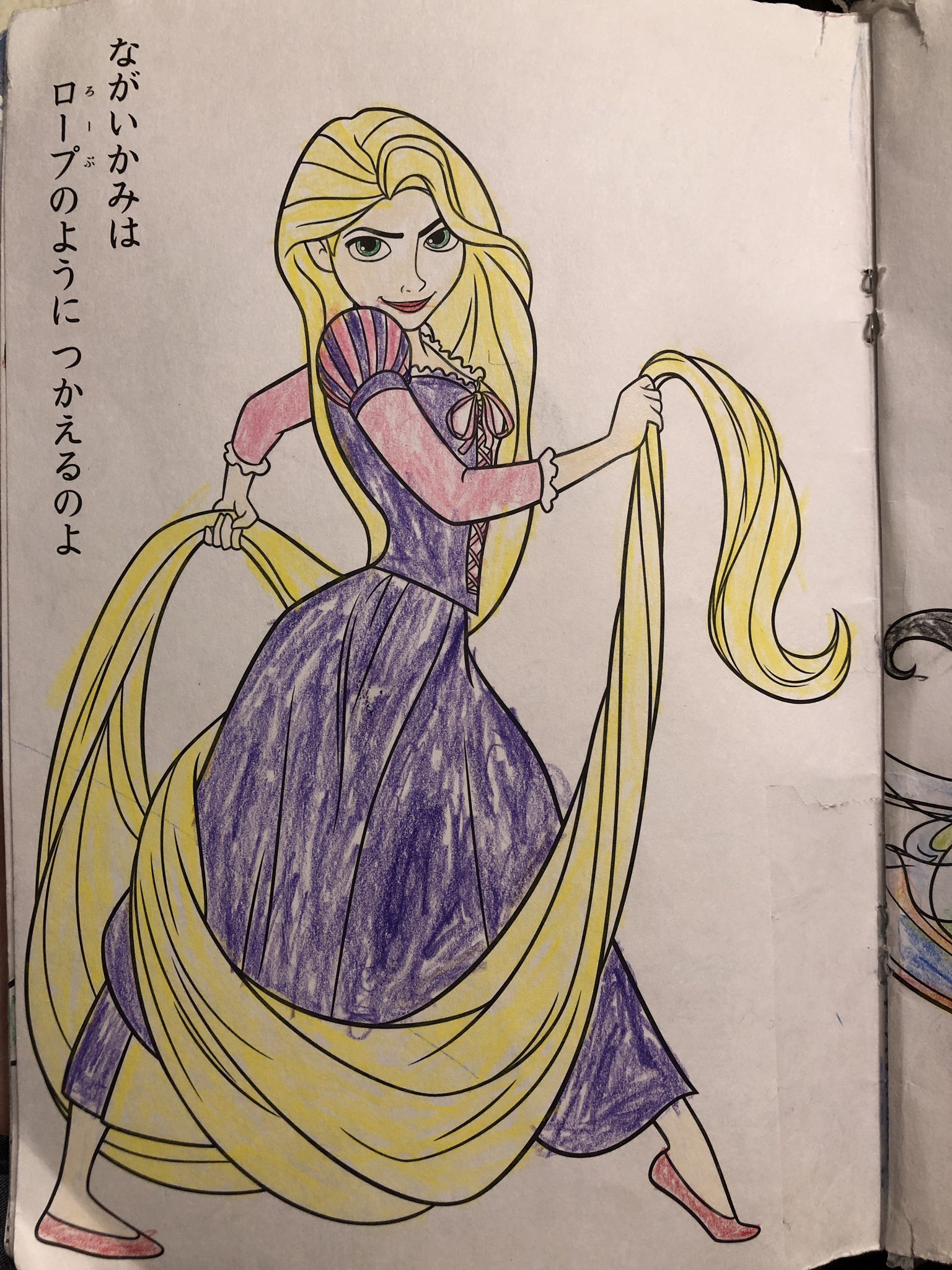 とさか 長女のぬりえ 見本がないと塗りたくないらしく 想像で塗ったりしないタイプ 私は見本無視で好きな色に塗るタイプだけどな ディズニーぬりえ プリンセス とさか 長女のぬりえ 見本がないと塗りたくないらしく 想像で塗ったりしないタイプ 私は見本無視で好きな色に塗るタイプだけどな ディズニーぬりえ プリンセス