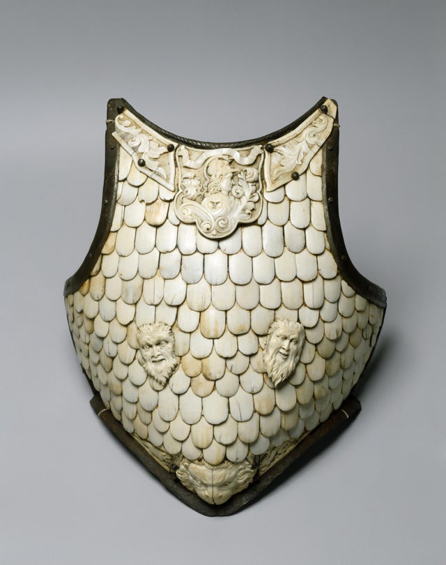 Steel and Bone Breastplate" Found in the Italian Peninsula, Unknown Culture, Late 6th Century
