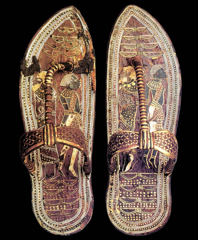 King Tutankhamun’s sandals
