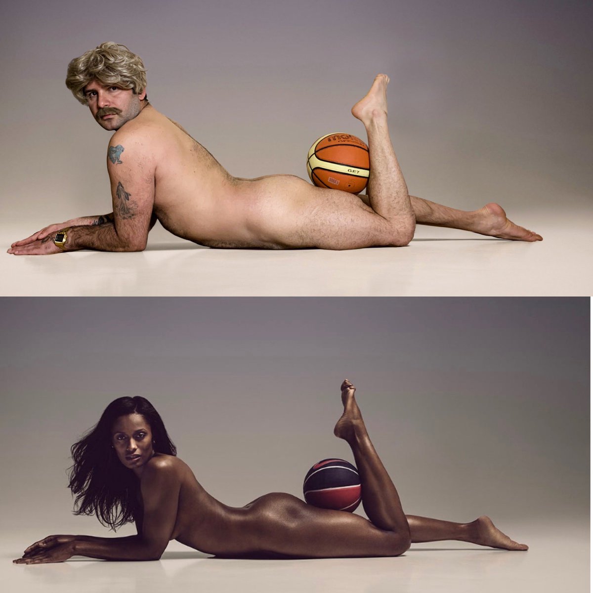 ESPN Body Issue 2020: Both <a href="/SwinCash/">Swin Cash</a> and I employ the Crouching Tiger technique to get a “leg up” on our opposition. <a href="/espn/">ESPN</a> <a href="/ESPNAusNZ/">ESPN Australia & NZ</a> <a href="/WNBA/">WNBA</a> #espn #espnbody #espnbodyissue #bodyissue #Athlete #basketball #womensbasketball