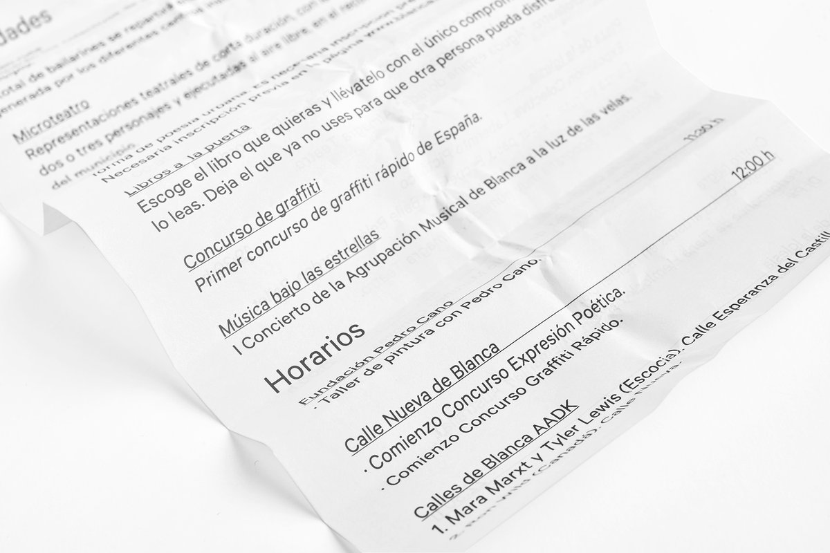 Pieza promocional del Día Internacional de los Museos en Blanca (un pueblo de unos 6.500 habitantes de la Vega Alta del Segura, Murcia), x <a href="/Estudio_Maba/">MABA</a>.

Cosas así se consiguen contando con profesionales de la #comunicación.

Mientras, algunos siguen con flyers y banderolas....