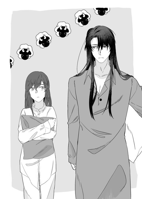 色々あって同じベッドで寝ることになったオズ晶♀ください
#まほやく男女CP 