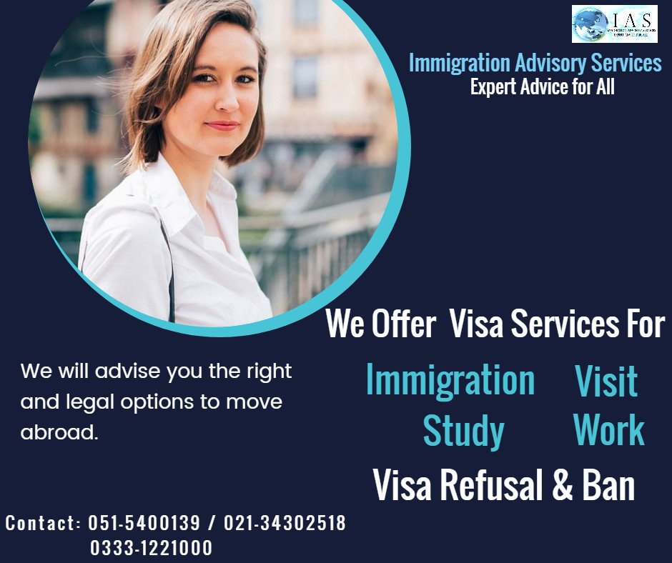 ImmigrationAdv2's tweet image. Do You Seek UK Visa?
We offer visa services for UK, USA, Canada and Australia. We will advise you on right and legal options to move abroad. 
For more information, contact us at 051-5400139 / 021-34302518 / 0333-1221000. 
#ukvisa #ukimmigration #pointbasedsystem #brexit #ukvisa