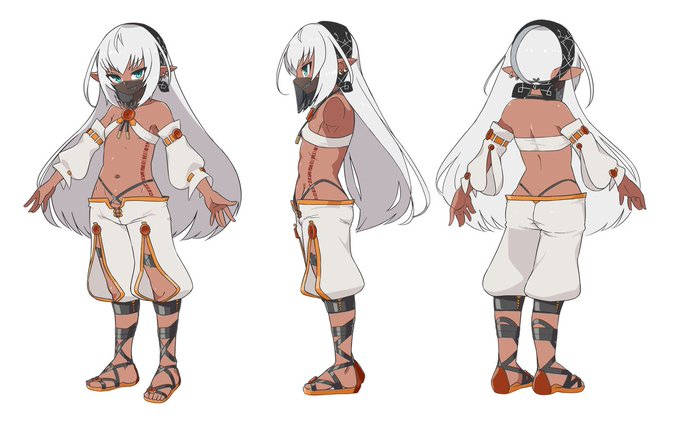 ヴェール描き忘れてたので追加した 