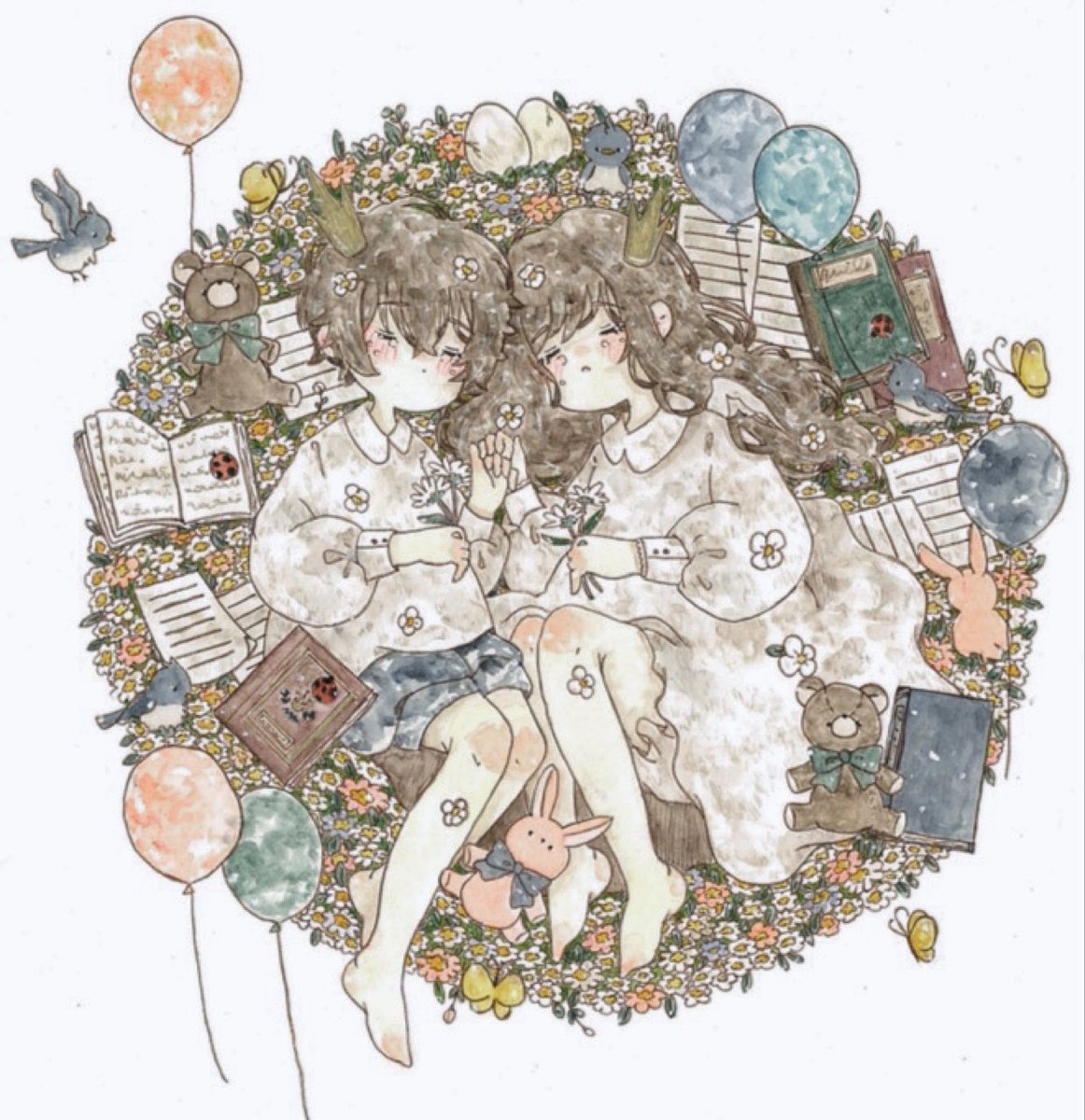 「#2020年も終わってしまうので最後にフォロー祭しませんか
#冬の創作クラスタフ」|みい🕊のイラスト