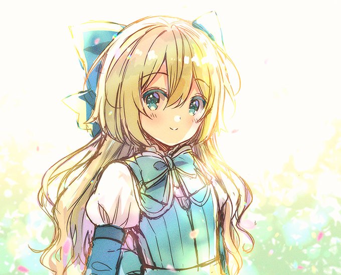 資料を頂いたので今回の金髪アリスちゃん栞らくがき 