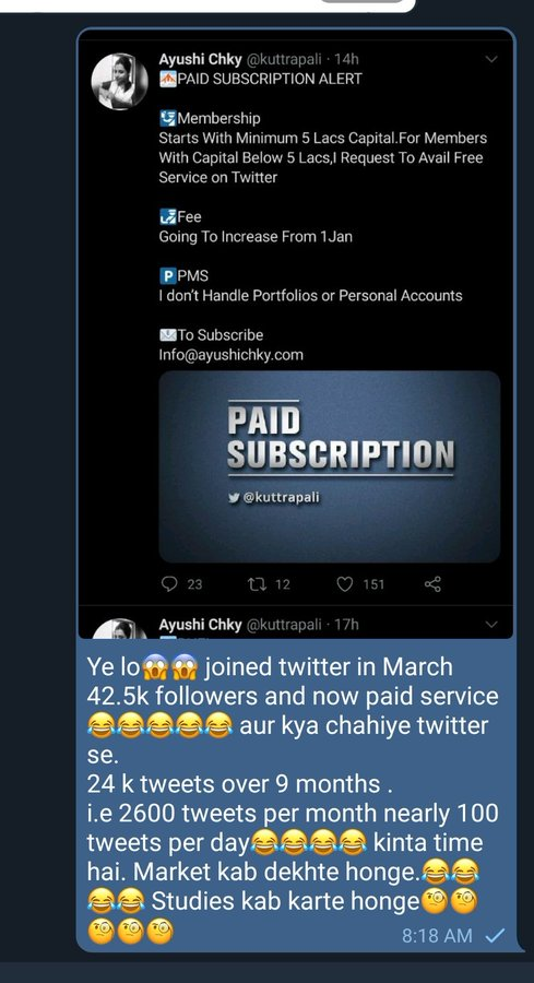 I have screamed from rooftops what is exactly wrong with seminars like these. Detailed all of it in the blogs which one may go through without any paid subscription :)Here's one recent entrant - 