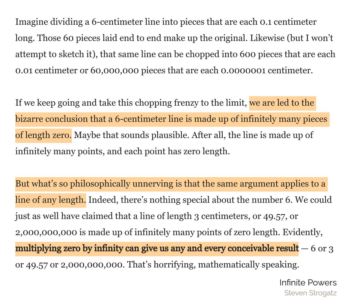 Again, I was so happy about the clarity of this explanation that I had actual dreams in which I was pondering these ideas. If there was a way to hook someone on the idea of calculus, this book did it.