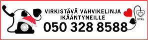 Vanhustyön keskusliiton Vahvikelinja päivystää joulunaikaan 20.12.2020–5.1.2021 päivittäin klo 13–15.