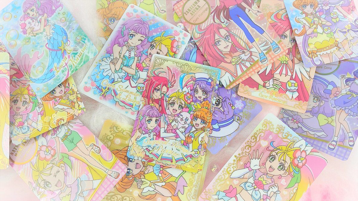 プリキュア食玩公式 バンダイ キャンディ בטוויטר 今日はトロプリ関連商品の キラキラカードグミ のご紹介です 全種かきおこしのオリジナルイラストになっていますよ キラキラかわいいカードをお楽しみに プリキュア Precure トロピカル ジュ