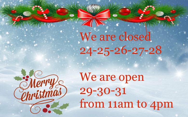 Here are our festive opening hours #otley #ilkley #shoplocal #pizza