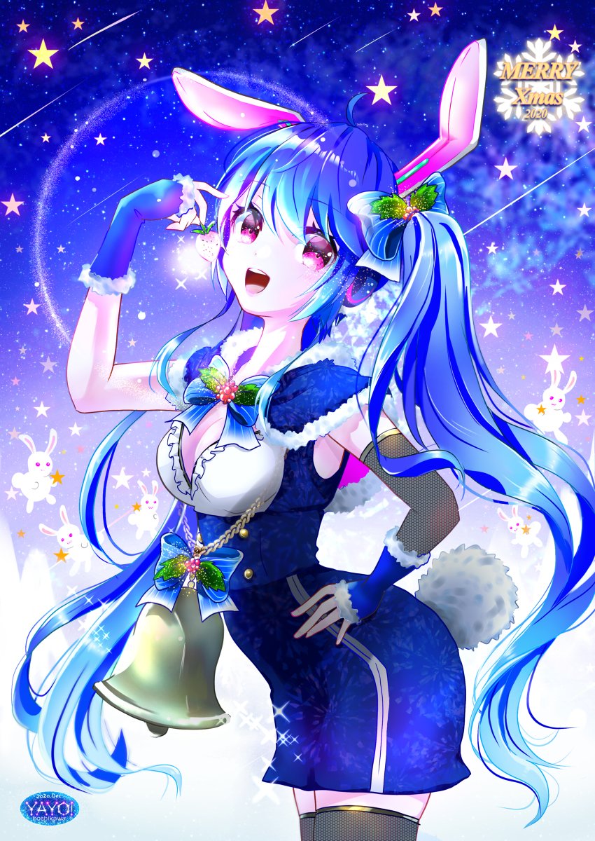 ジングル☆ブルーベル #オリジナル #月 #クリスマス #うさぎ #うさみみ