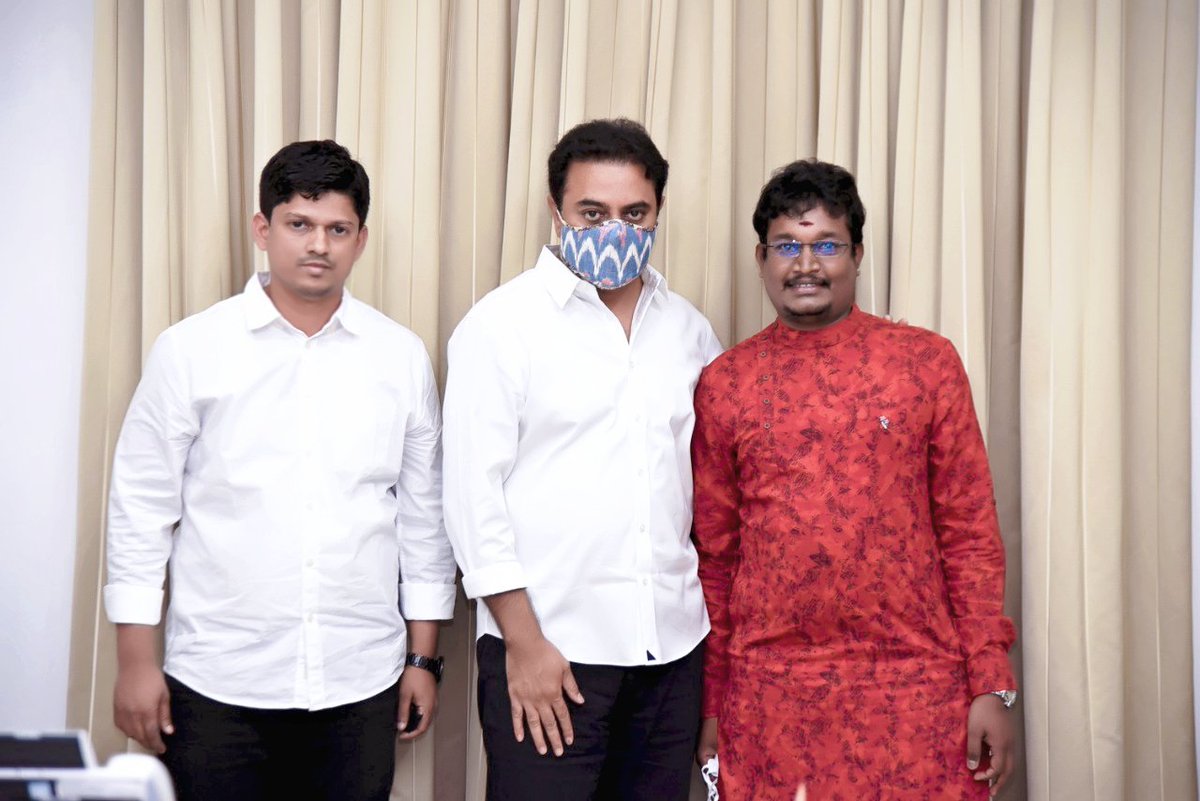 RajeshEndlabrs's tweet image. Many Thanks @KTRTRS Anna for accepting my wedding invitation... Hope you will make my day even more special on your arrival ♥️
Special Thanks @JAGANTRS Anna for happening this ❤️